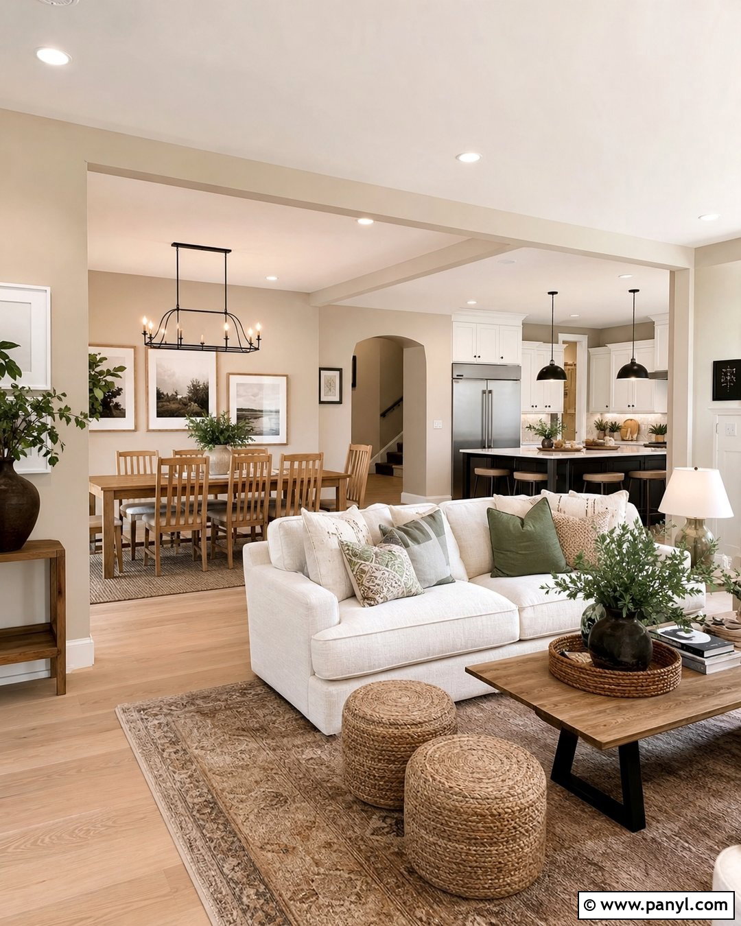 Accessible Beige Open Concept Walls - 30 Sherwin Williams Accessible Beige Walls