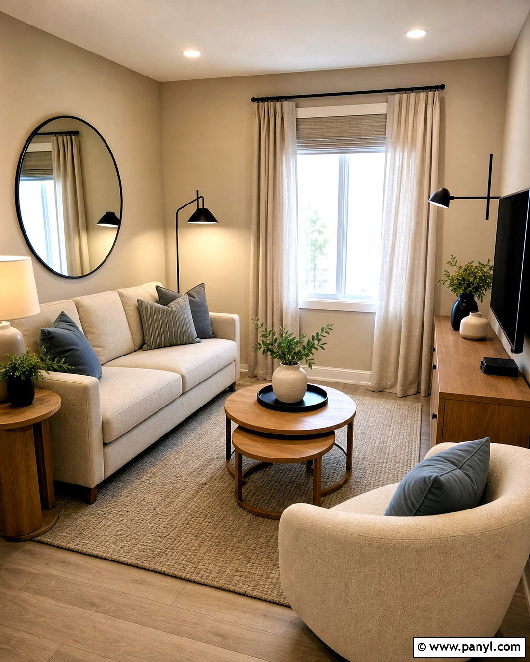 Accessible Beige Small Living Room - 20 accessible beige sherwin williams living room ideas