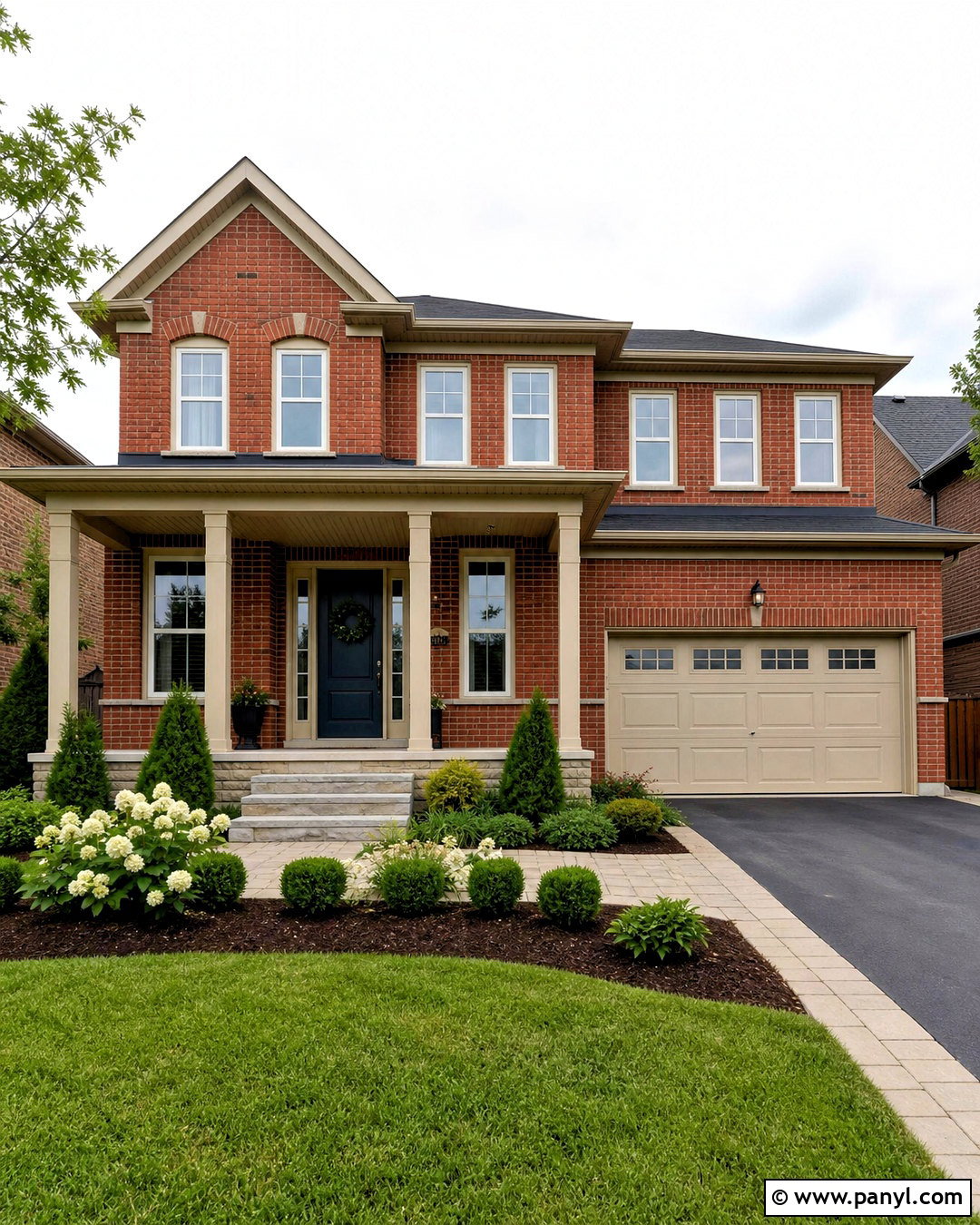 Accessible Beige Trim With Red Brick - 20 accessible beige sherwin williams trim ideas