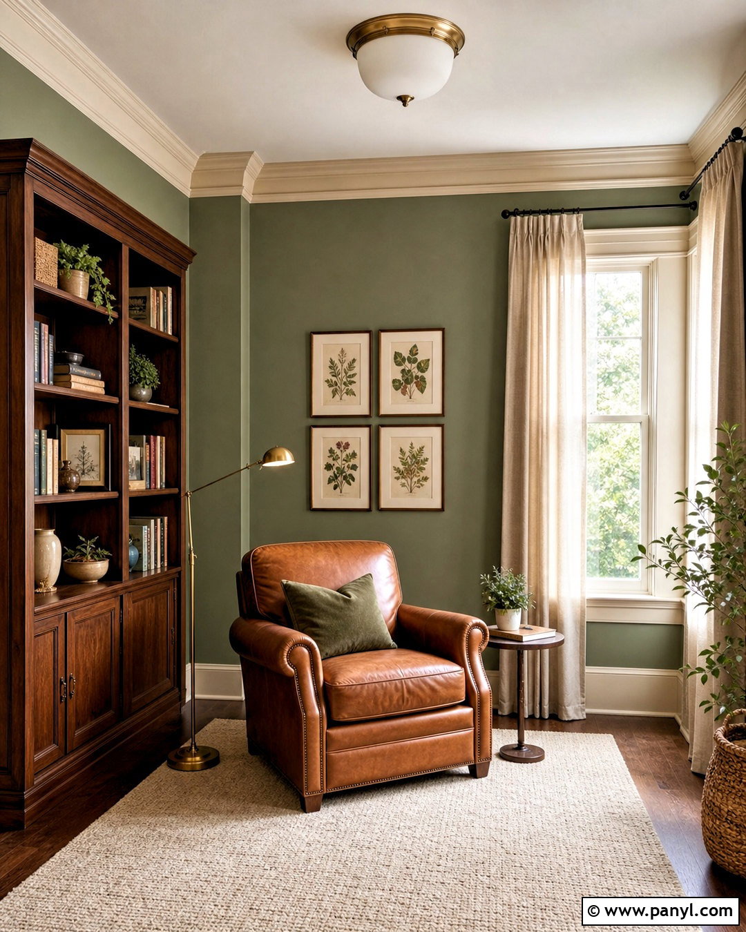 Accessible Beige Trim With Sage Green Walls - 20 accessible beige sherwin williams trim ideas