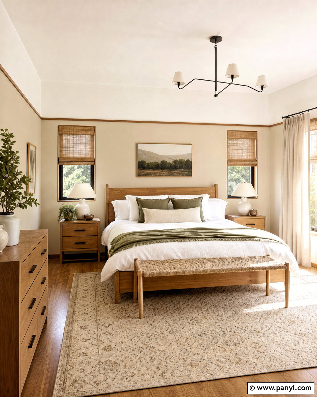 Accessible Beige Two Tone Bedroom - 20 accessible beige bedroom ideas