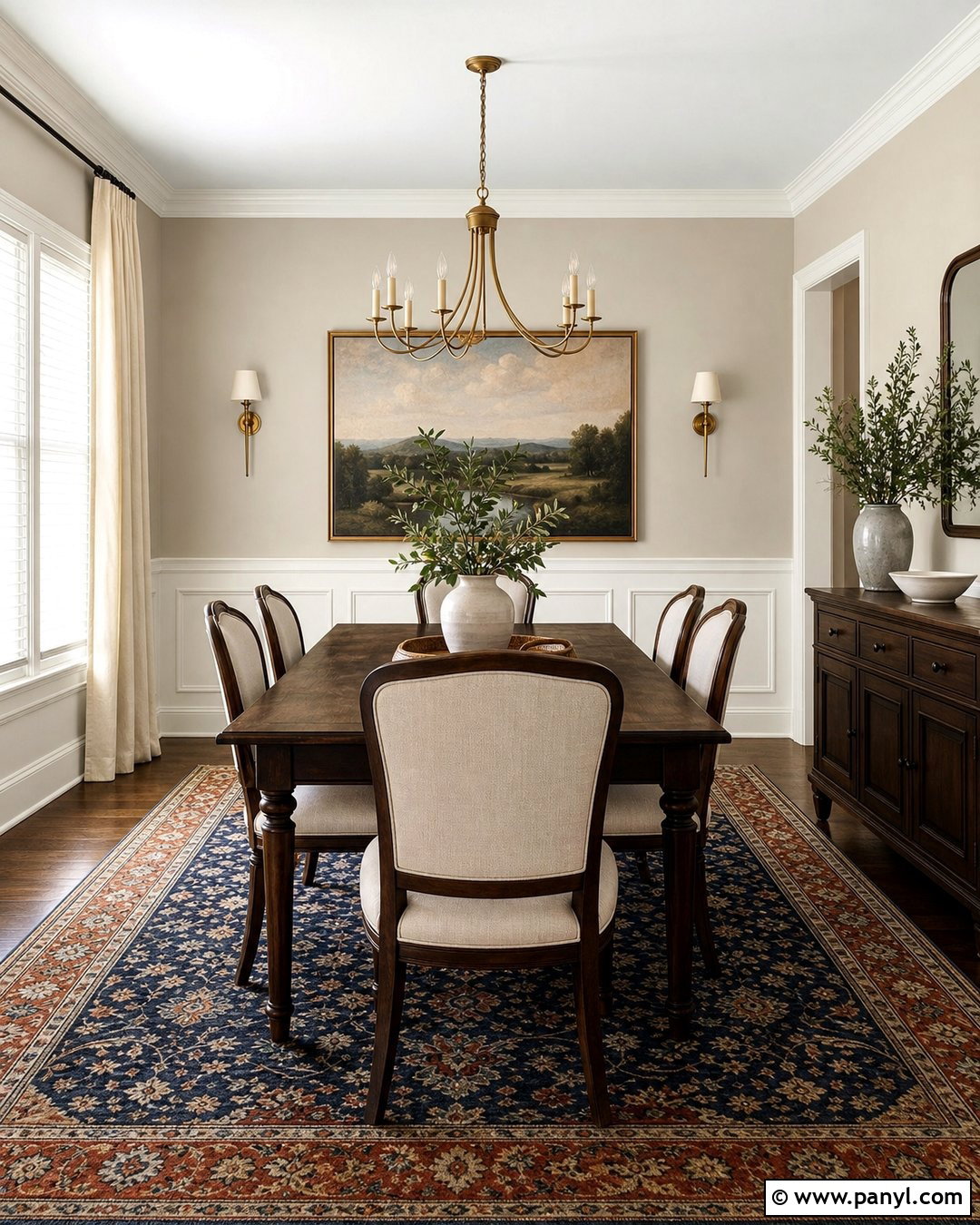 Accessible Beige Wainscoting With Alabaster Trim - 25 Accessible Beige Walls Alabaster Trim Ideas