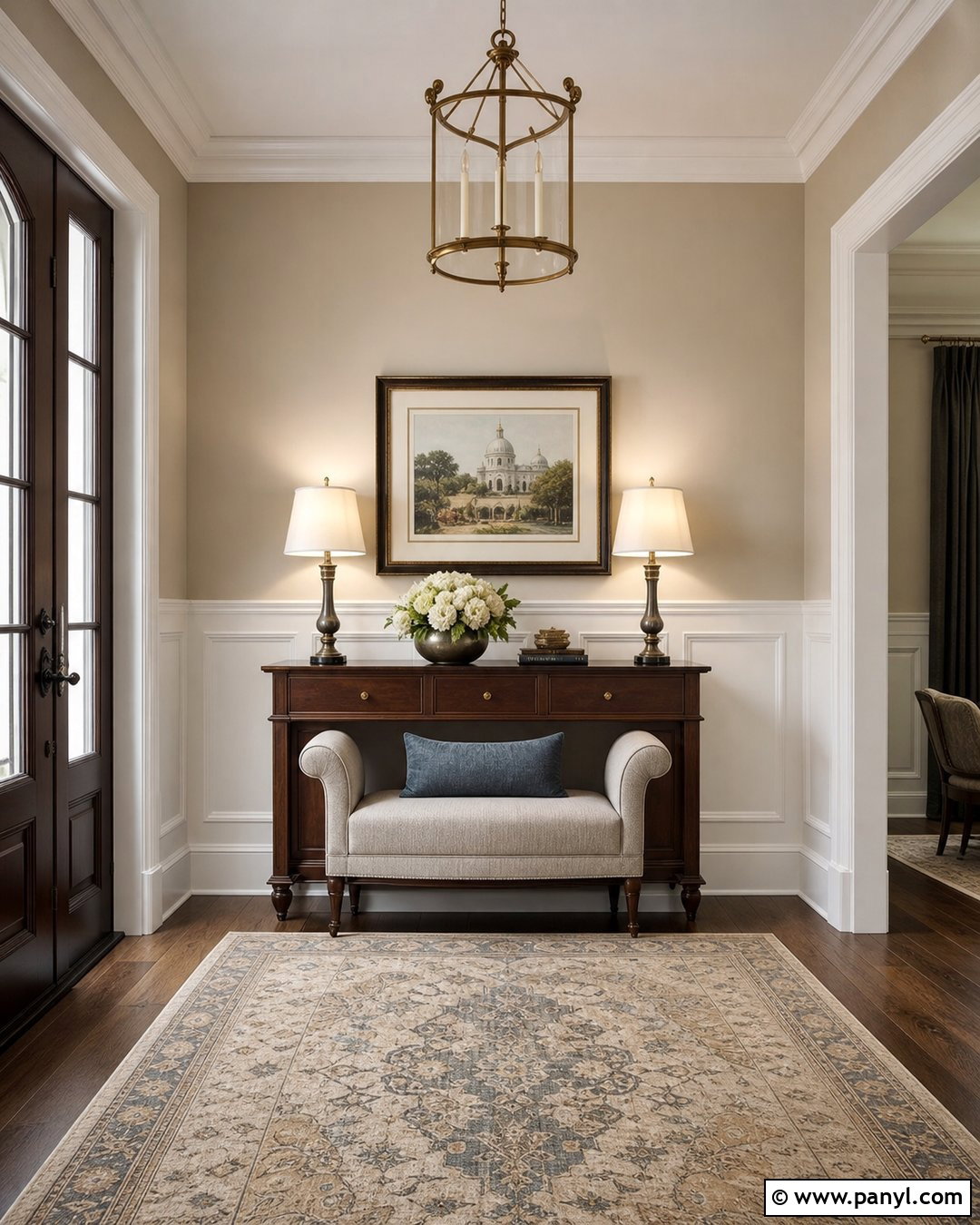 Accessible Beige Walls With White Wainscoting - 35 Accessible Beige Sherwin Williams Walls