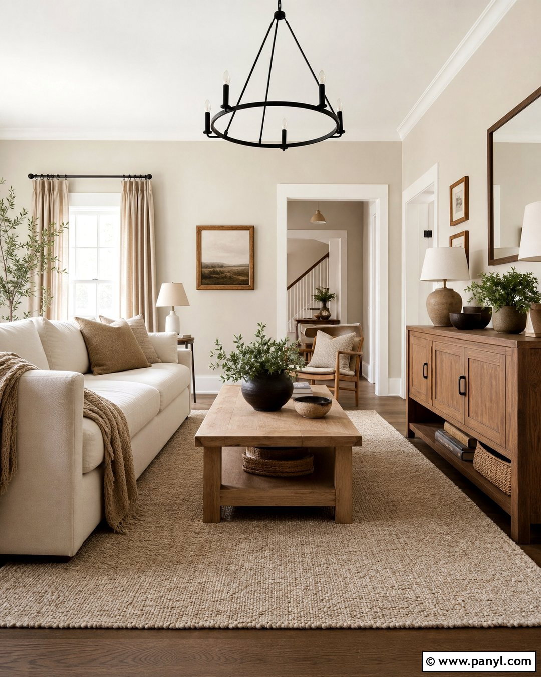 Accessible Beige With Natural Wood And Alabaster Trim - 25 Accessible Beige Walls Alabaster Trim Ideas