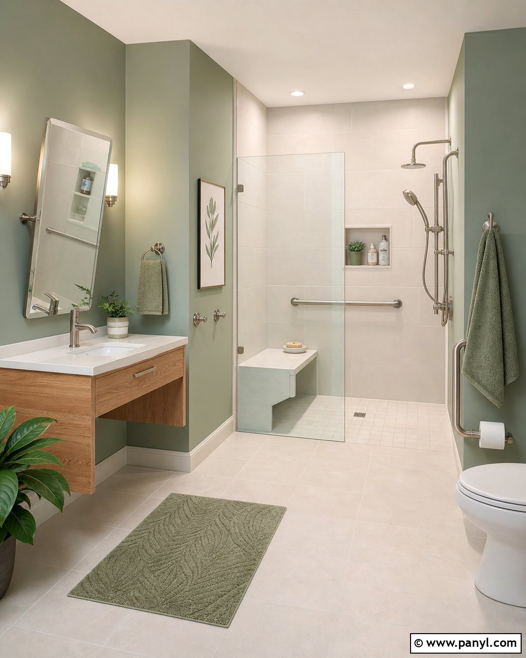 Accessible Sage Green Bathroom Walls - 35 sage green bathroom walls