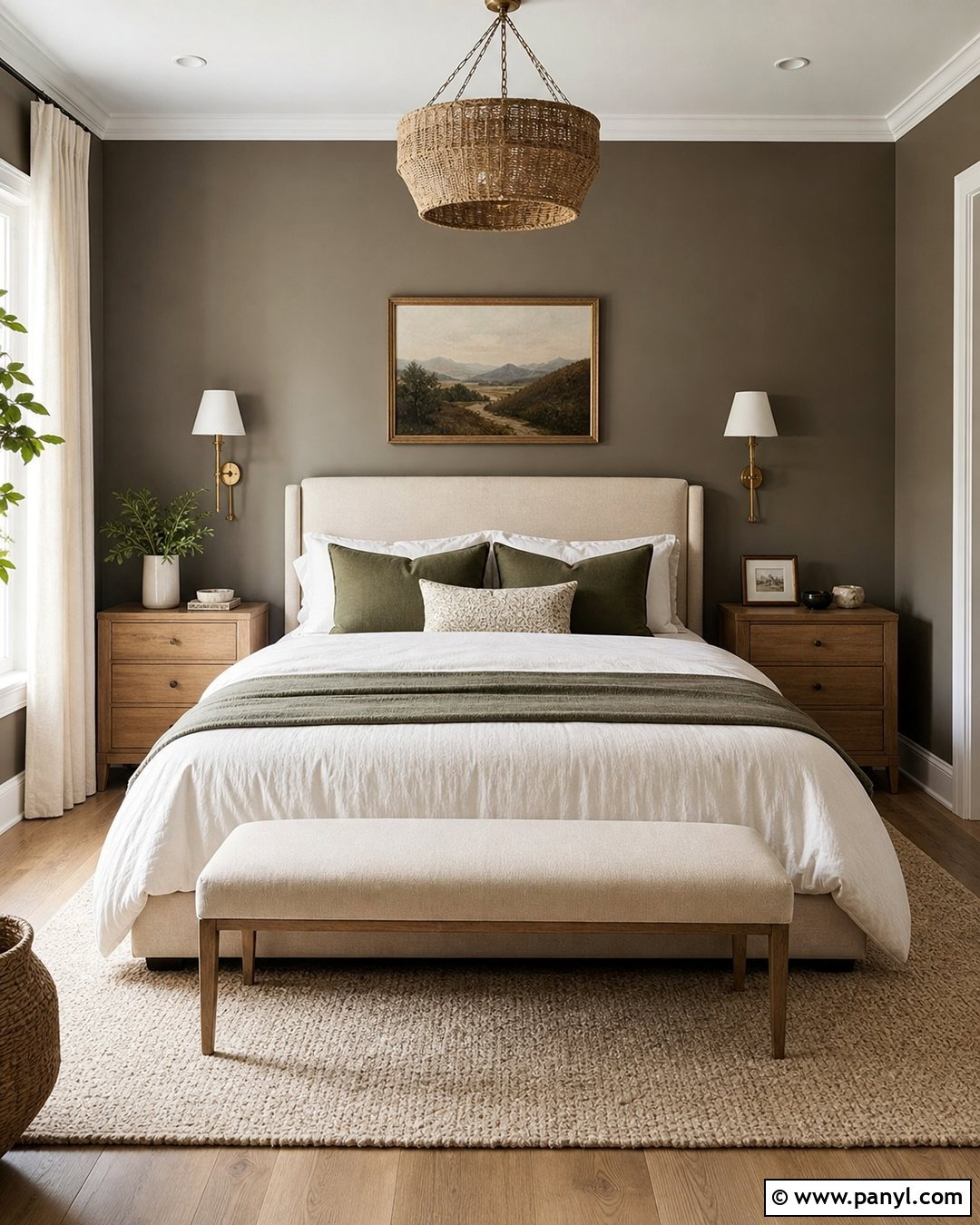 Adaptive Shade Bedroom With Linen Bedding - 35 adaptive shade sherwin williams ideas