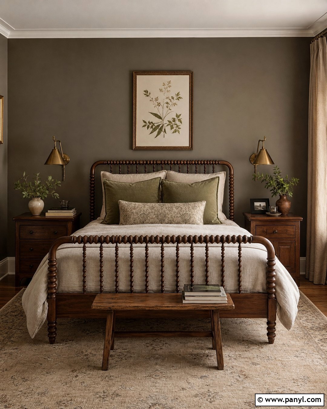 Adaptive Shade Bedroom With Walnut Furniture - 35 adaptive shade sherwin williams ideas
