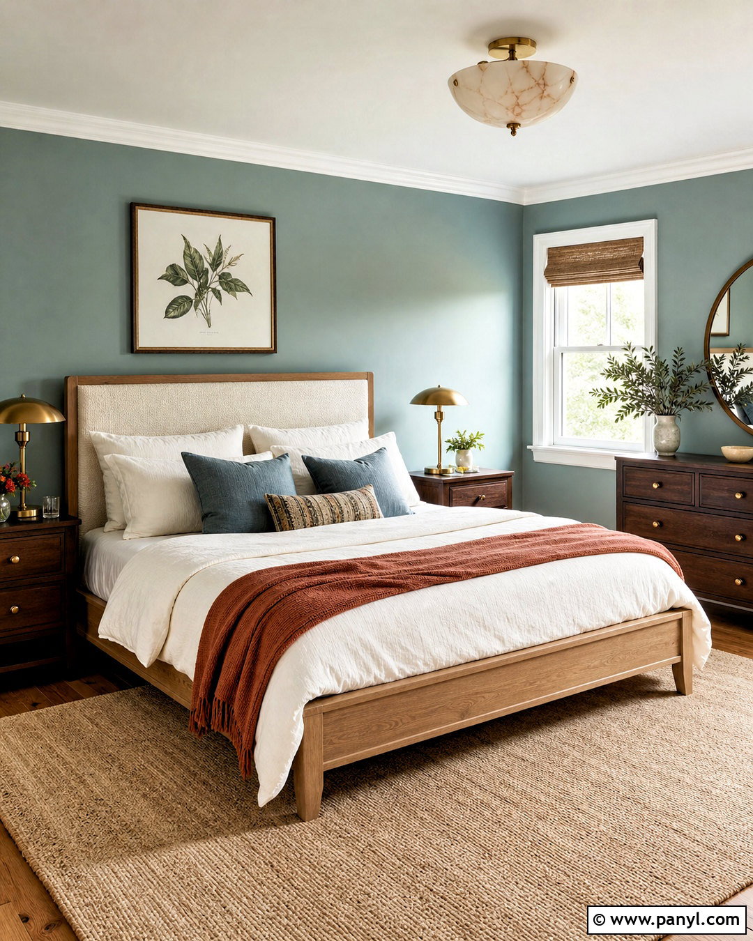 Aegean Teal Guest Bedroom - 20 benjamin moore paint colors