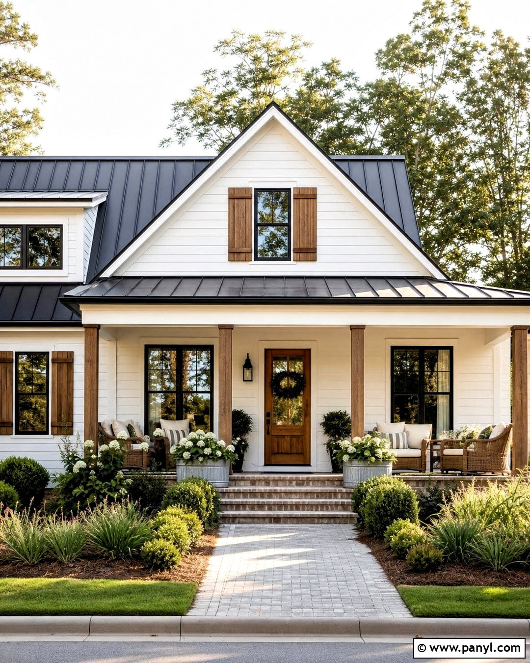 Aesthetic White Farmhouse Exterior - 20 aesthetic white sherwin williams ideas