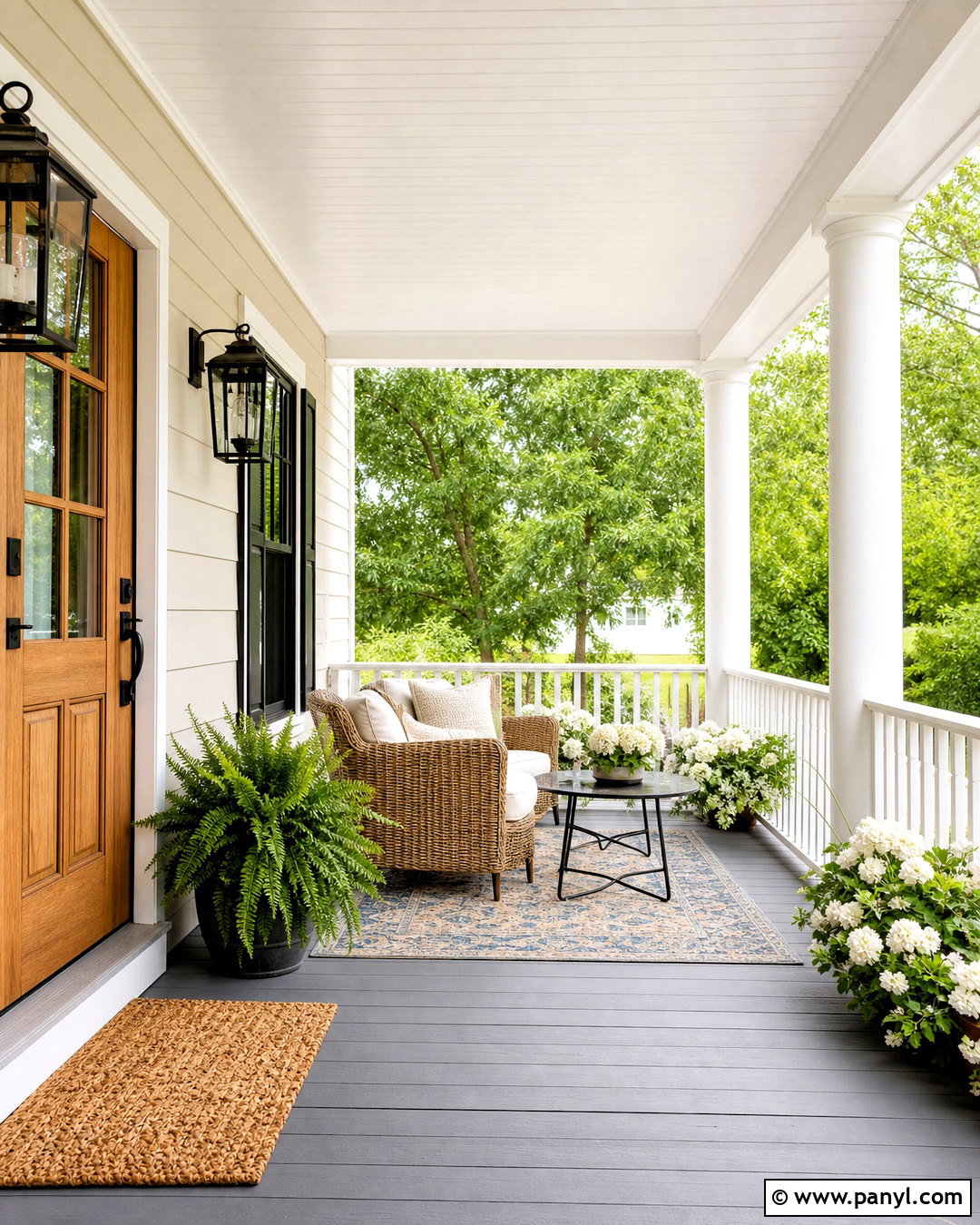 Aesthetic White Front Porch - 20 sw aesthetic white ideas
