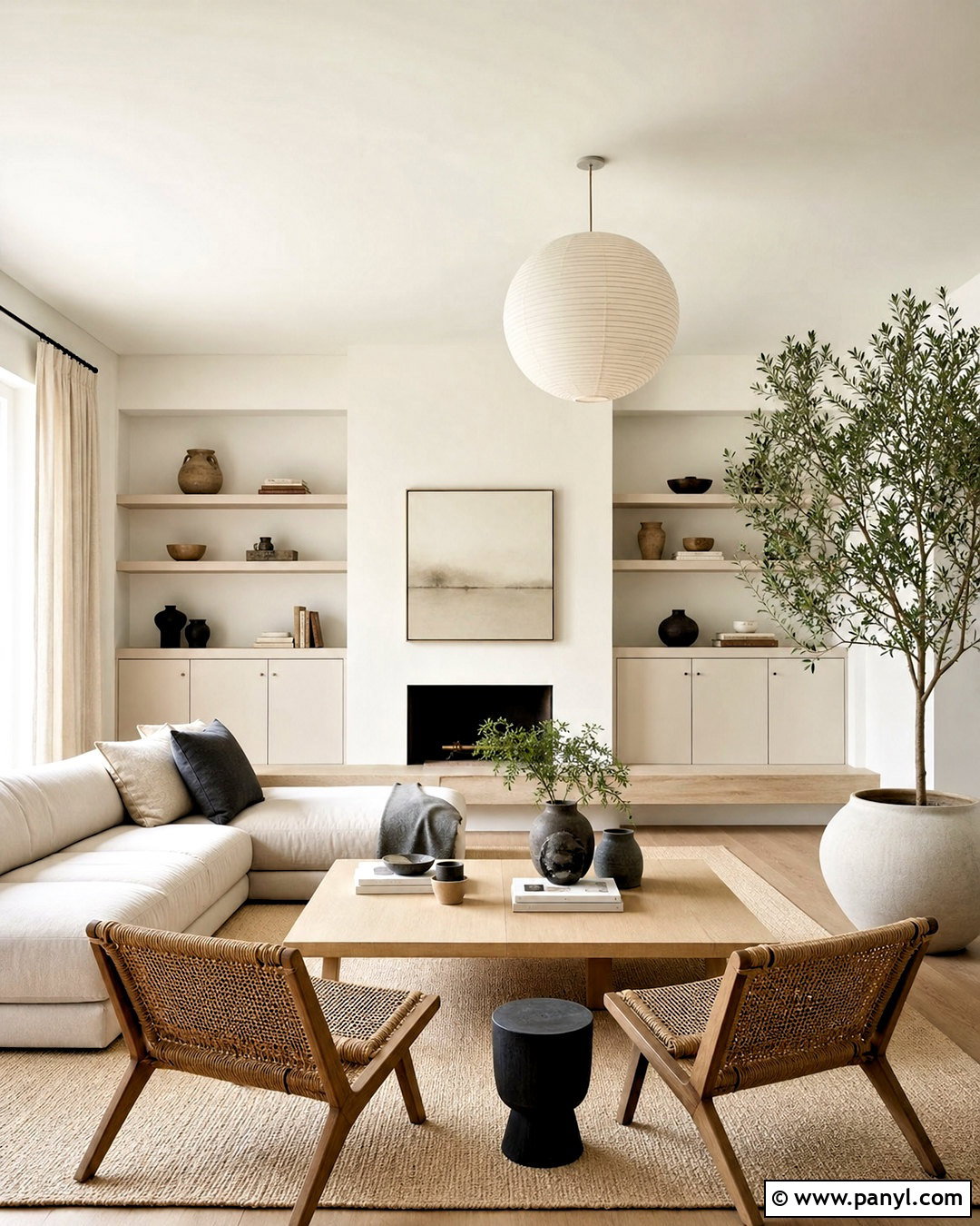 Aesthetic White Japandi Interior - 20 sw aesthetic white ideas