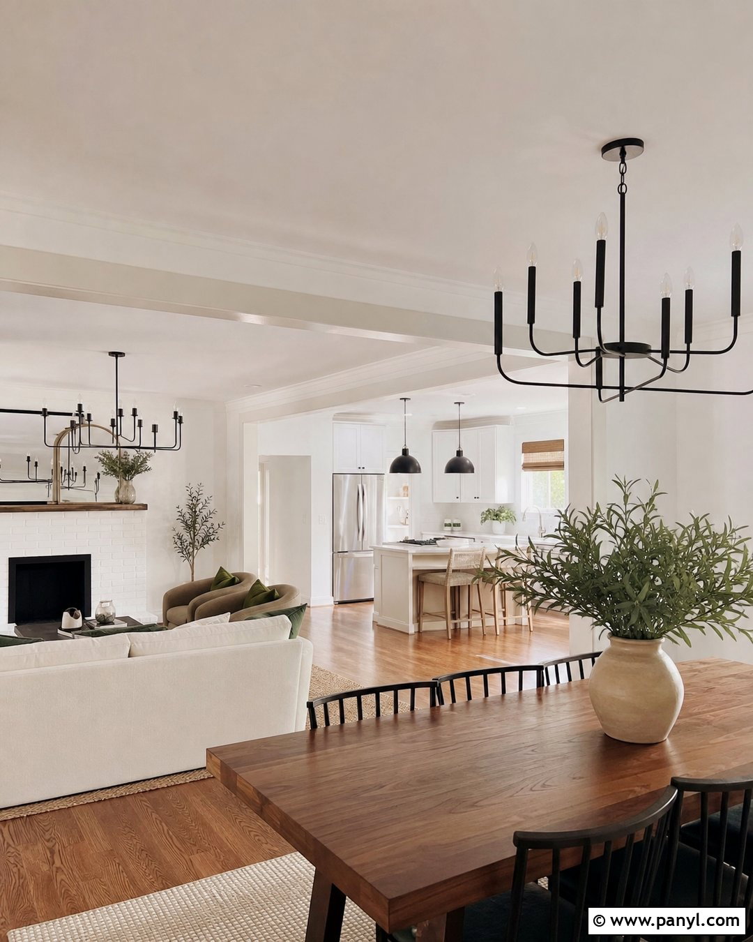 Aesthetic White Open Floor Plan - 25 Sherwin Williams Aesthetic White Walls