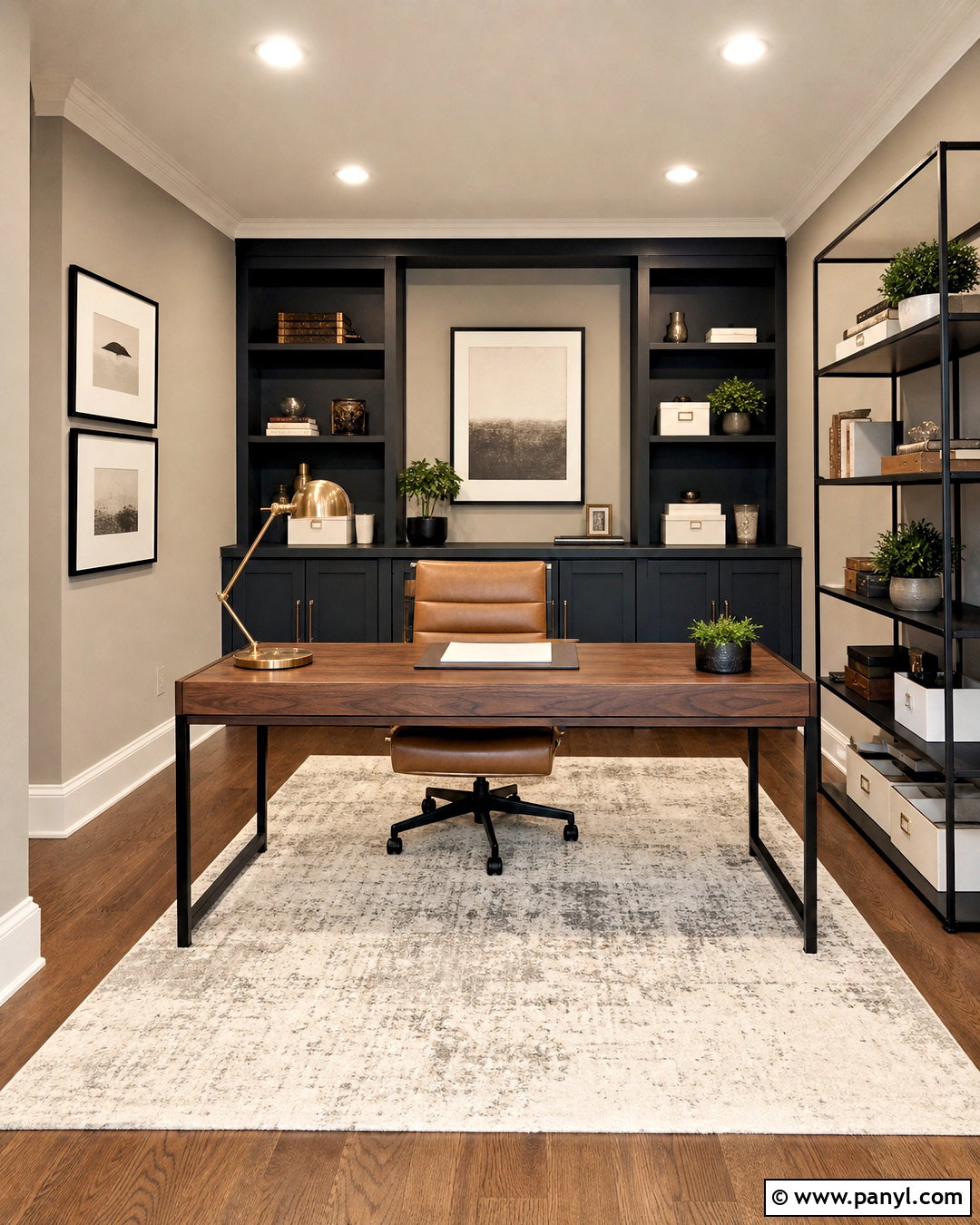 Agreeable Gray And Charcoal Home Office - 20 agreeable gray color scheme ideas