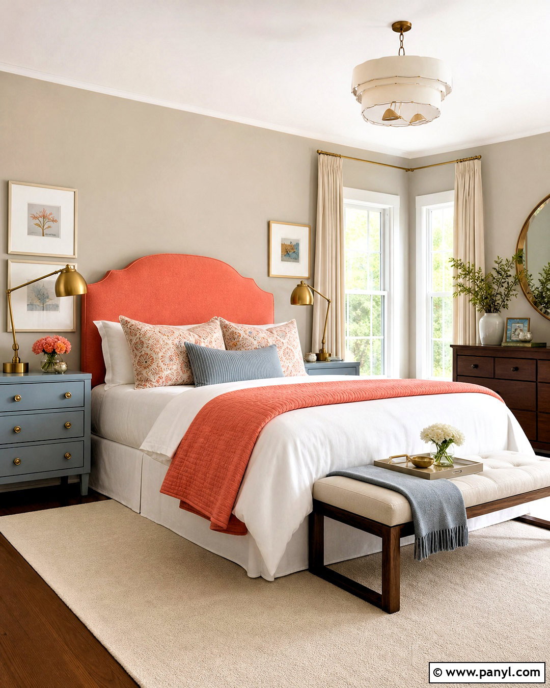Agreeable Gray And Coral Rose - 20 agreeable gray coordinating colors