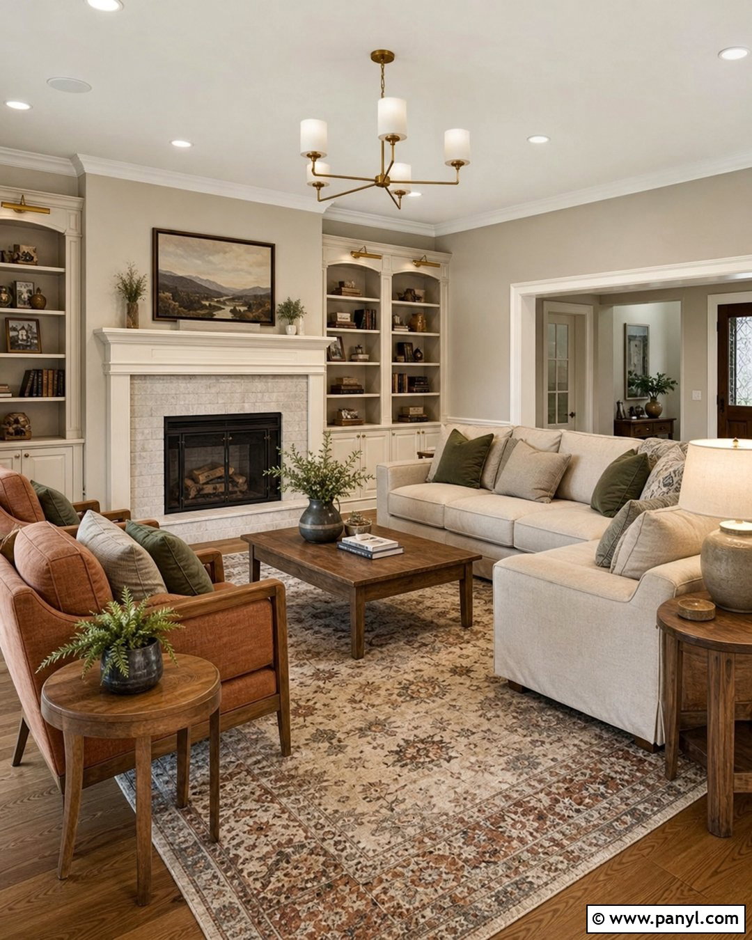 Agreeable Gray And Creamy Family Room - 30 colors that go with agreeable gray ideas