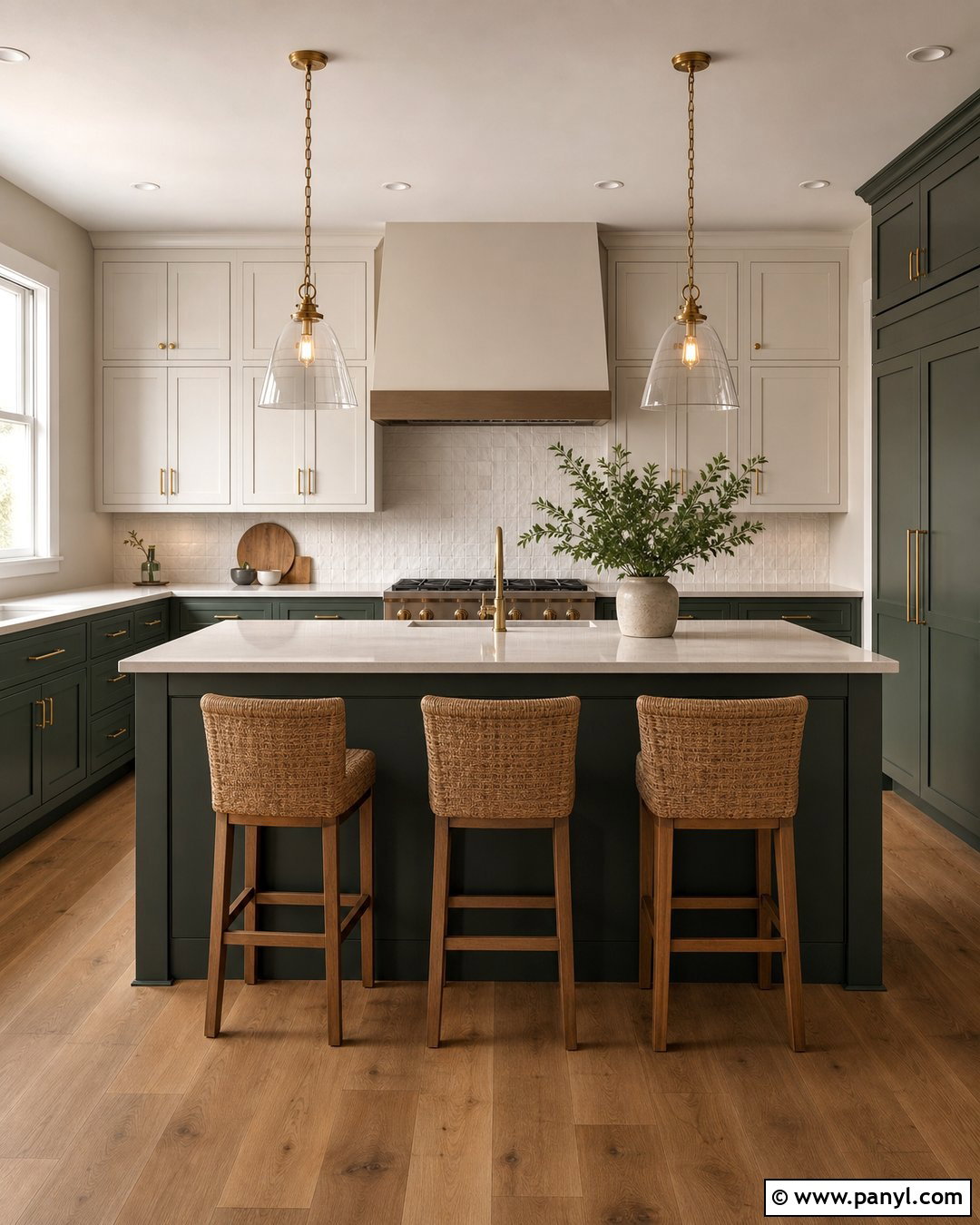 Agreeable Gray And Pewter Green Kitchen - 30 colors that go with agreeable gray ideas