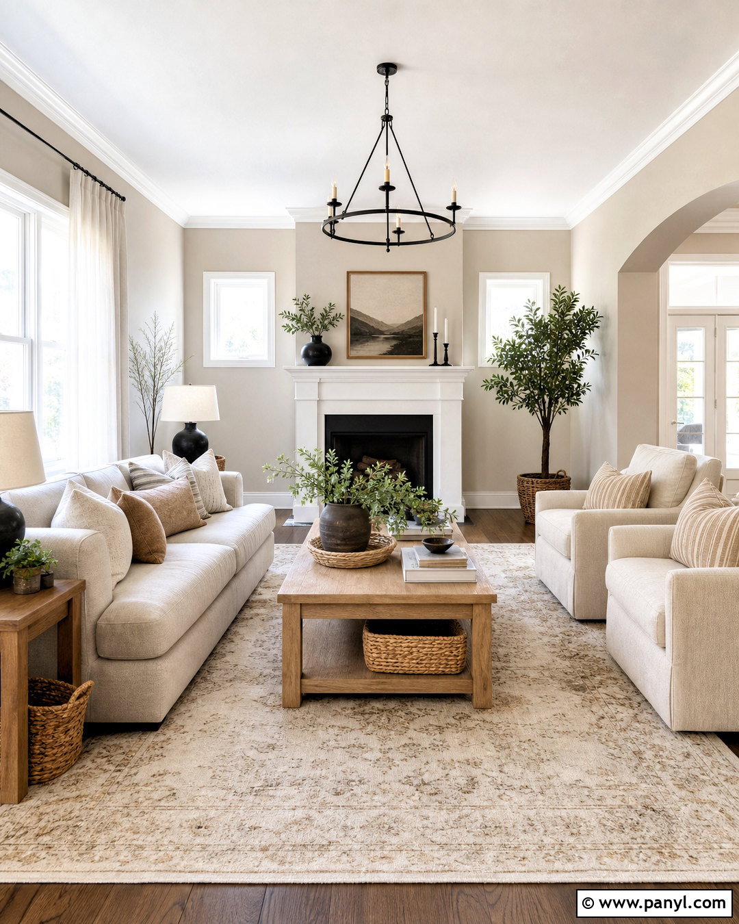 Agreeable Gray And Pure White Living Room - 20 agreeable gray color scheme ideas