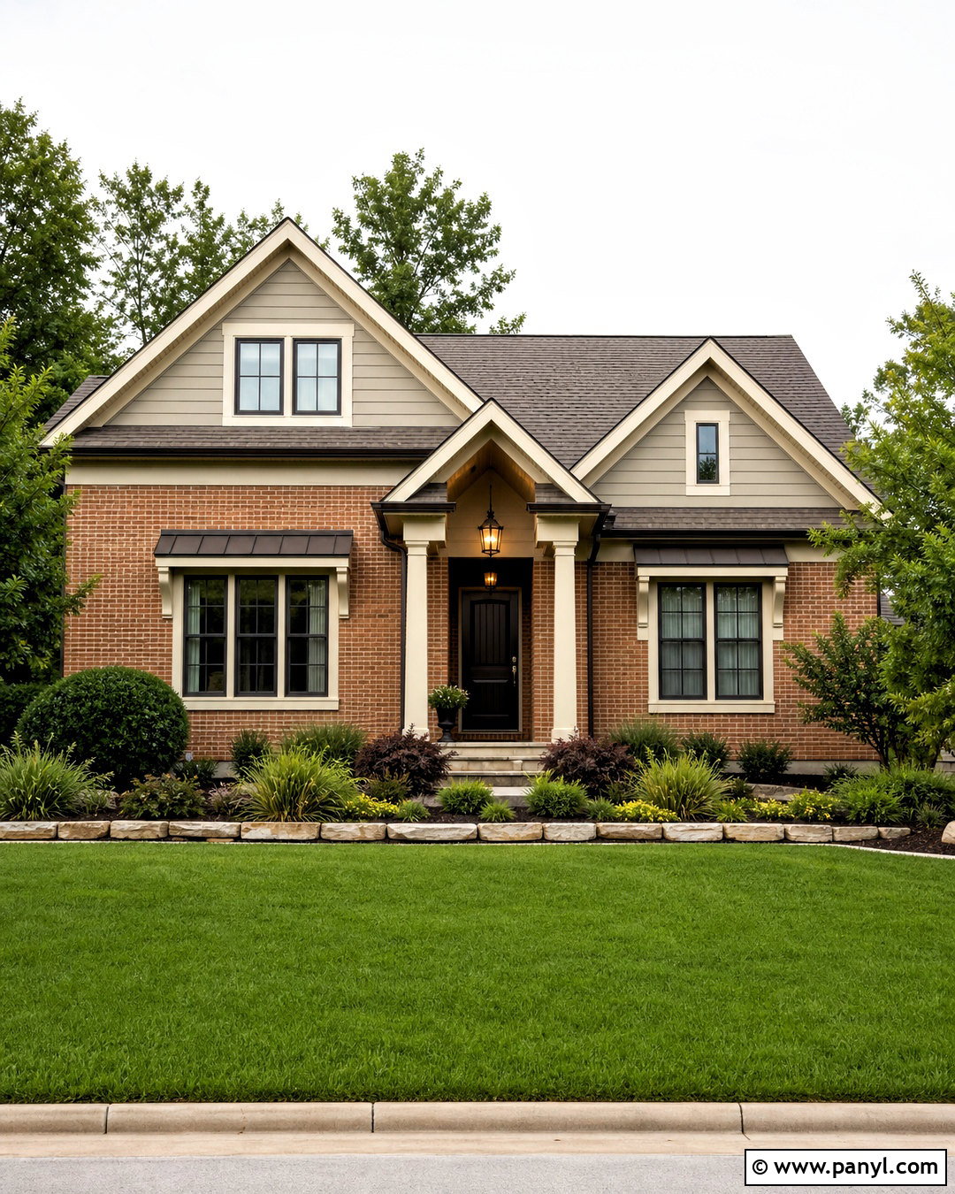 Agreeable Gray And Red Brick Exterior - 20 agreeable gray color scheme ideas