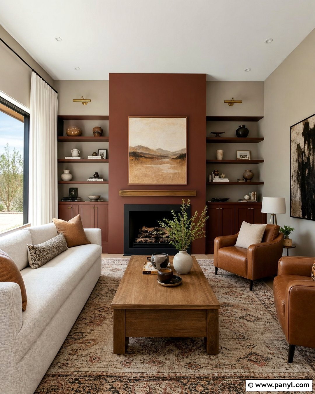 Agreeable Gray And Redend Point Living Room - 30 colors that go with agreeable gray ideas
