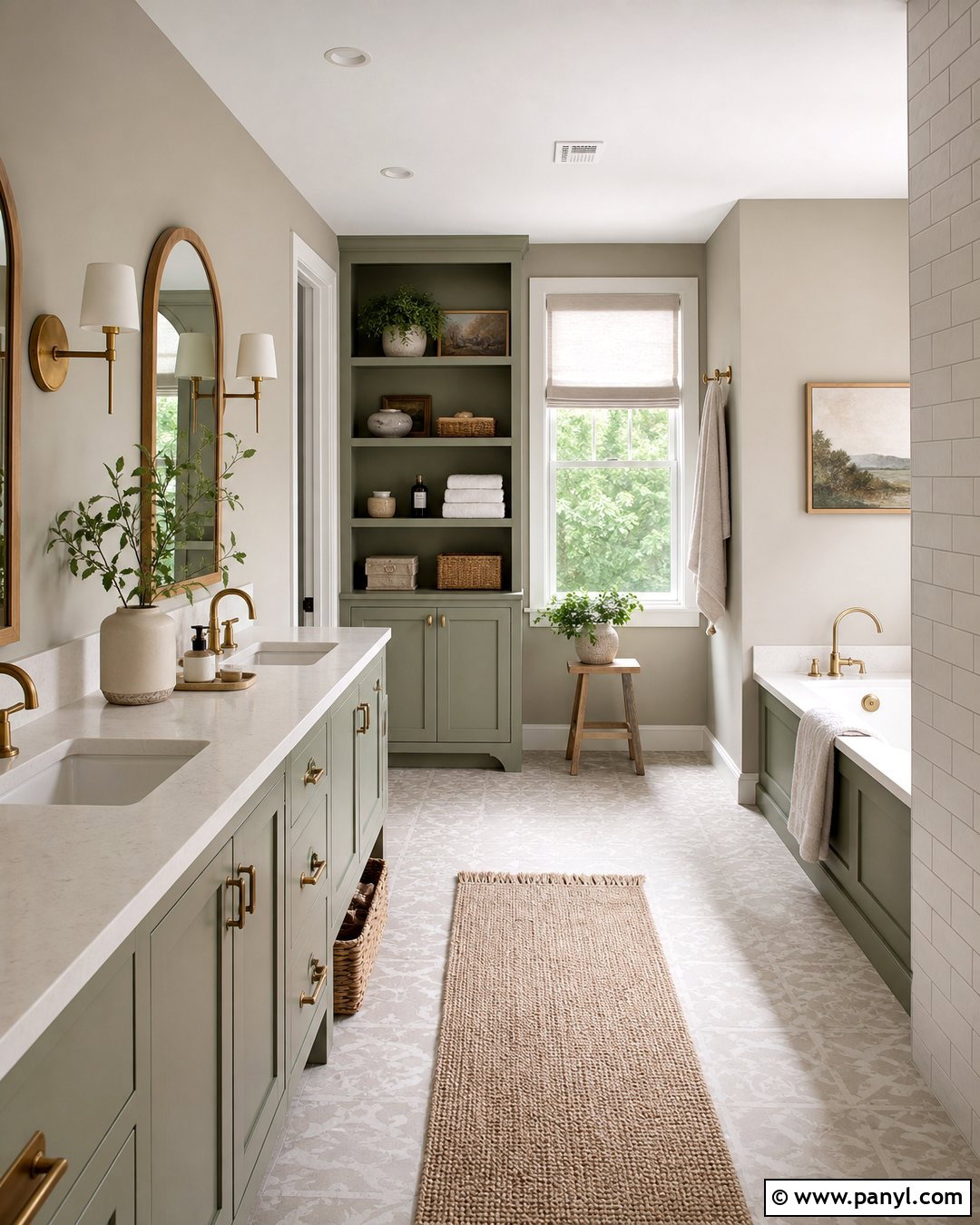 Agreeable Gray And Retreat Bathroom - 30 colors that go with agreeable gray ideas