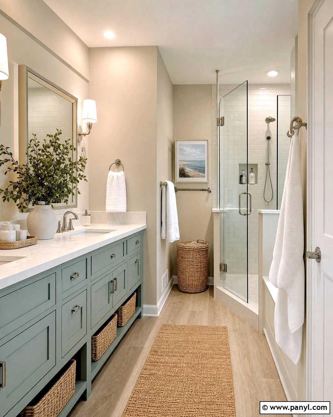 Agreeable Gray And Sea Salt Bathroom - 20 agreeable grey color scheme ideas