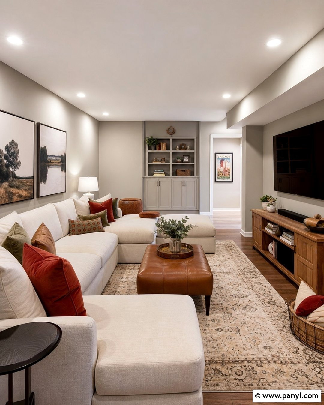Agreeable Gray Basement Family Room - 30 Agreeable Gray Sherwin Williams Walls