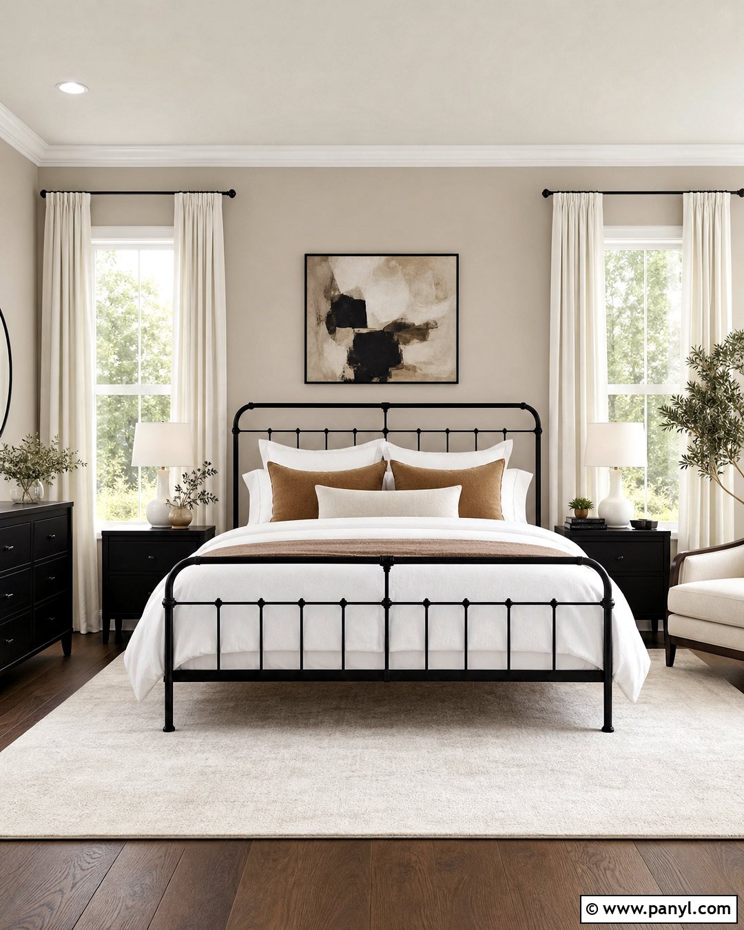 Agreeable Gray Bedroom With Black Accents - 20 agreeable gray bedroom ideas