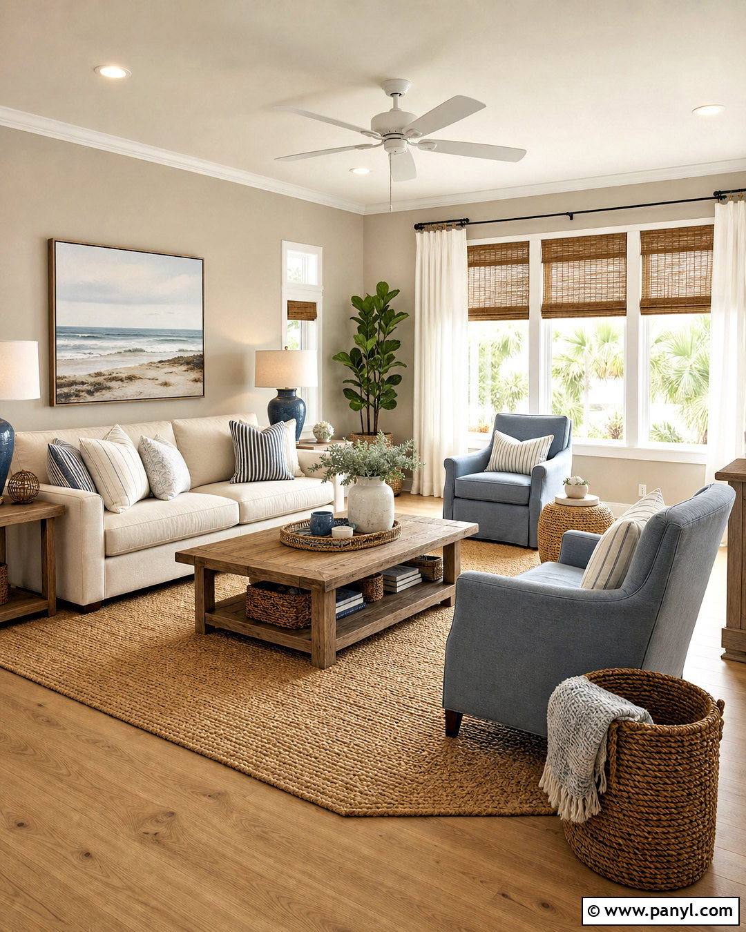 Agreeable Gray Coastal Living Room - 20 agreeable grey living room ideas