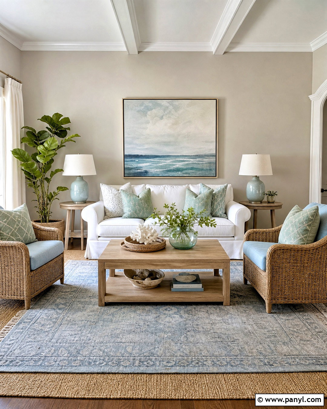 Agreeable Gray Coastal Living Room - 20 agreeable gray sherwin williams living room ideas
