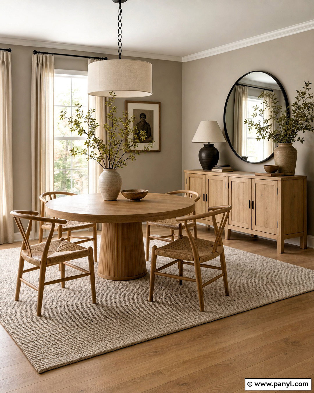 Agreeable Gray Dining Room With Light Oak - 20 repose gray vs agreeable gray ideas