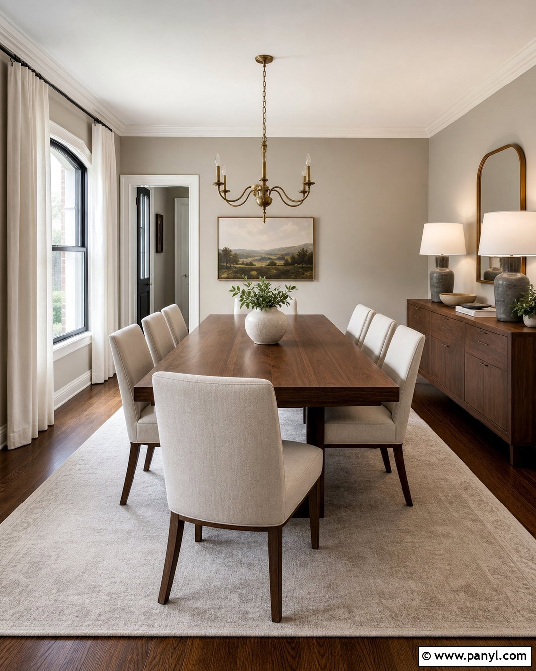 Agreeable Gray Dining Room With Wood Furniture - 30 Agreeable Gray Sherwin Williams Walls