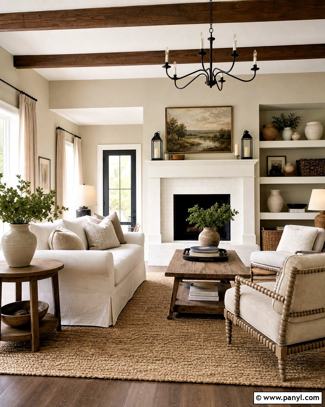 Agreeable Gray Farmhouse Living Room - 20 agreeable grey living room ideas