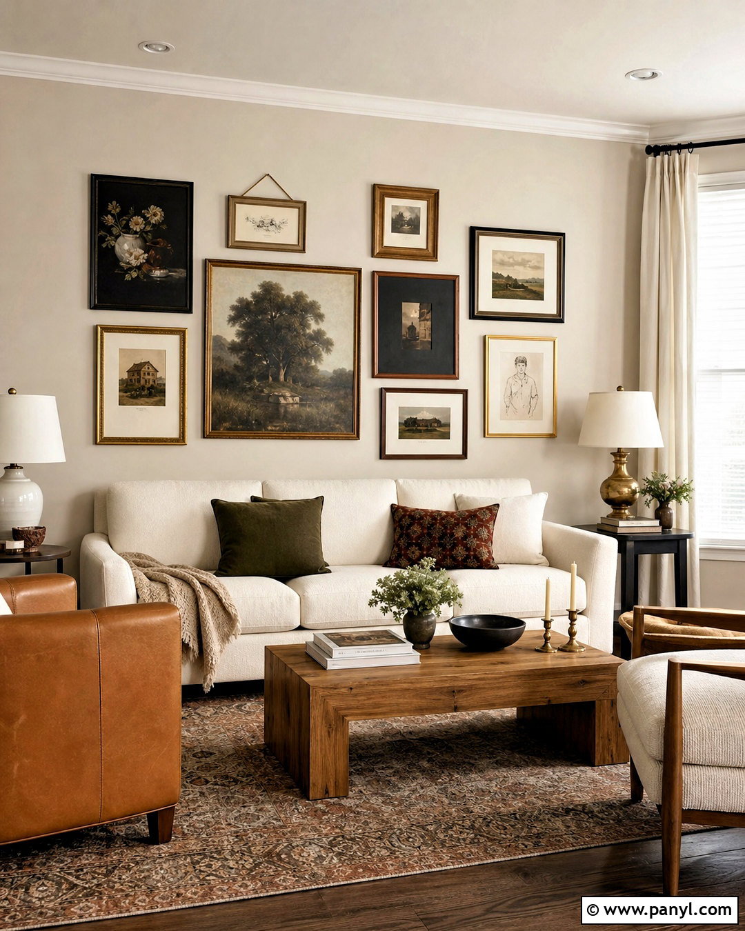 Agreeable Gray Gallery Wall Living Room - 20 agreeable gray sherwin williams living room ideas