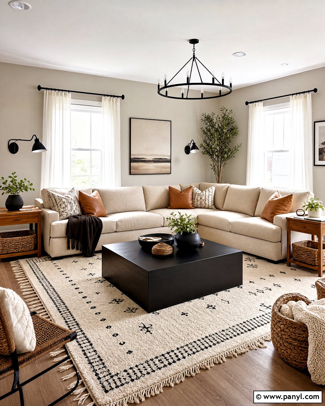 Agreeable Gray Living Room With Black Accents - 20 agreeable grey living room ideas