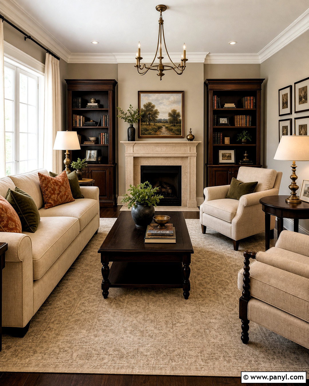 Agreeable Gray Living Room With Dark Wood - 20 agreeable grey living room ideas