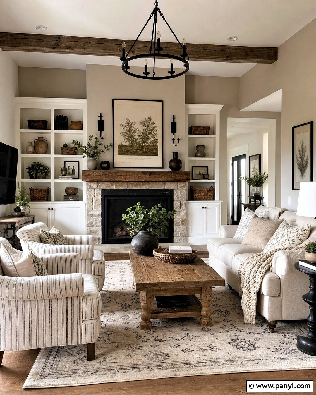 Agreeable Gray Living Room With Farmhouse Decor - 20 agreeable gray living room ideas