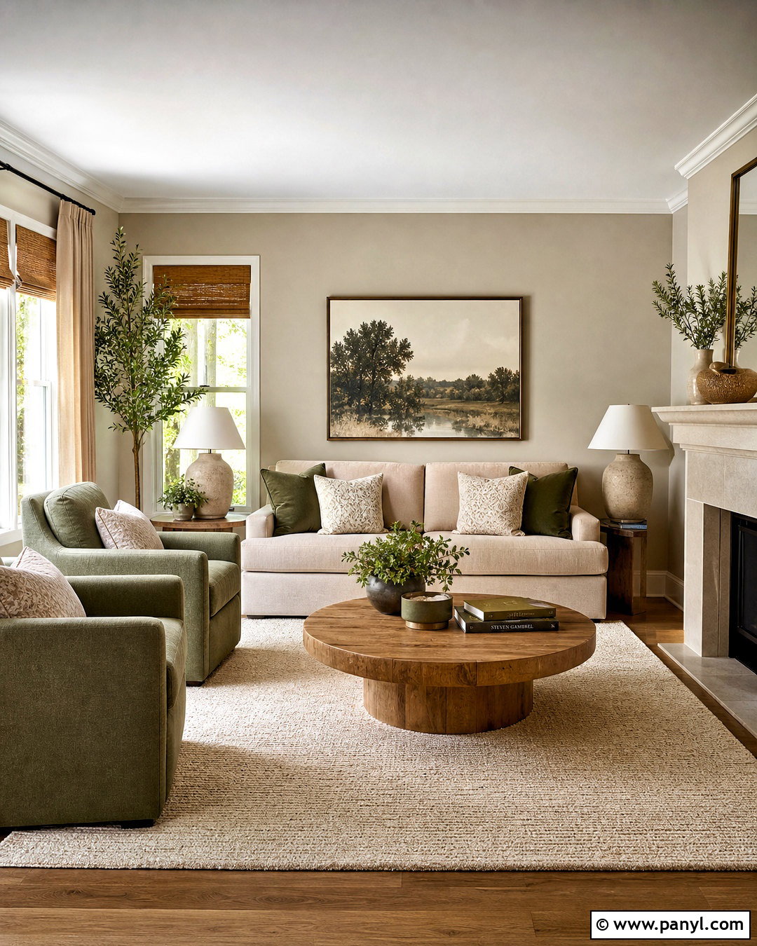 Agreeable Gray Living Room With Sage Green - 20 agreeable grey living room ideas
