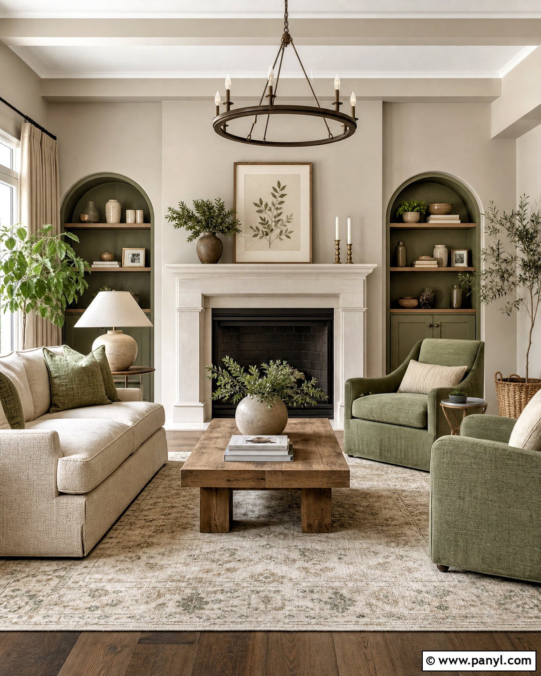 Agreeable Gray Living Room With Sage Green - 20 agreeable gray living room ideas