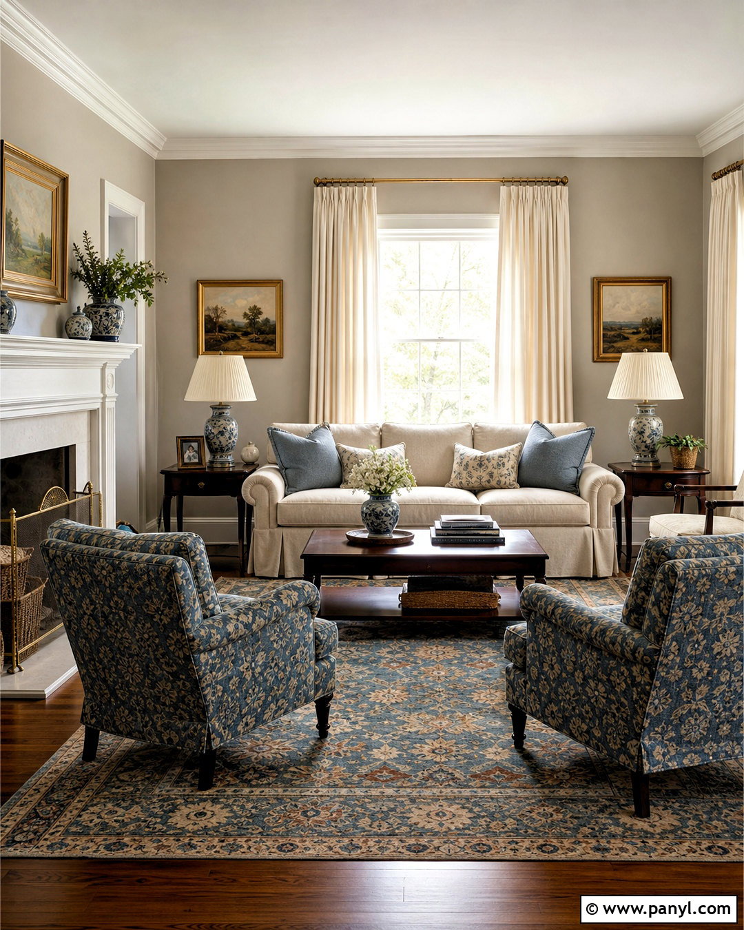 Agreeable Gray Living Room With Traditional Decor - 20 agreeable gray living room ideas