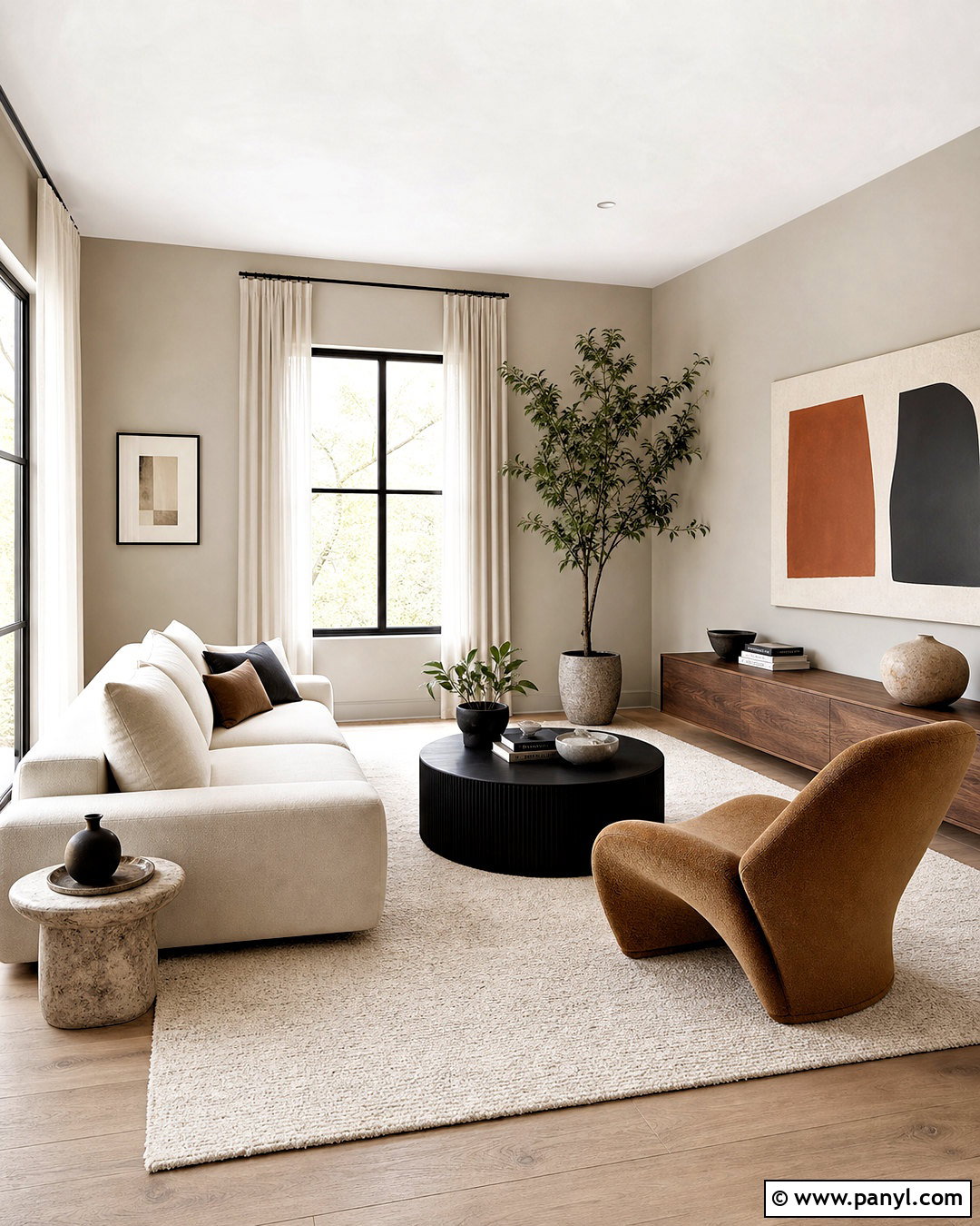 Agreeable Gray Modern Living Room - 20 agreeable gray sherwin williams living room ideas