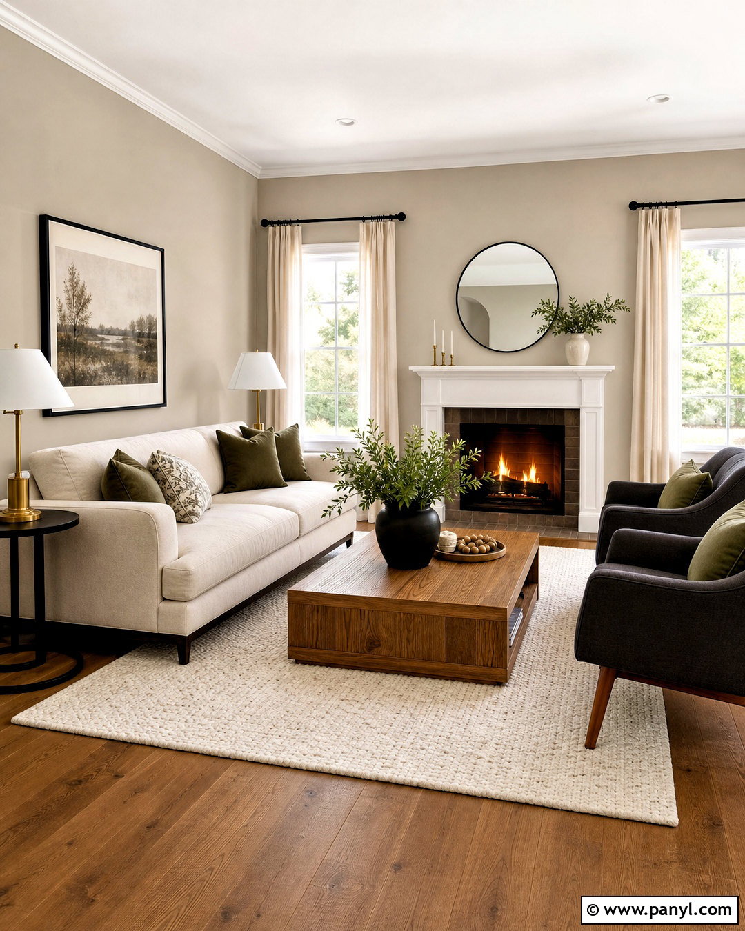 Agreeable Gray SW 7029 - 20 greige paint colors