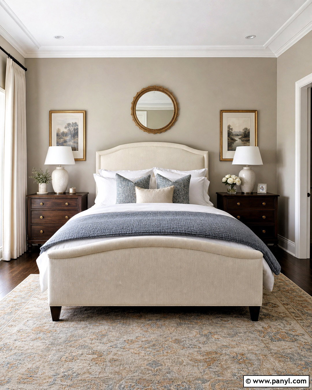 Agreeable Gray Traditional Bedroom - 20 agreeable gray bedroom ideas