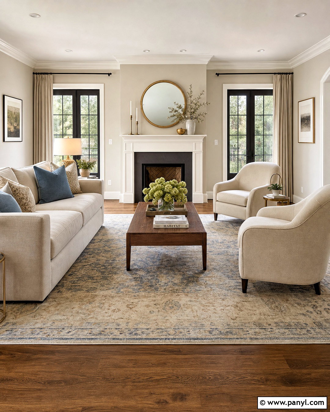 Agreeable Gray Transitional Living Room - 20 agreeable grey living room ideas