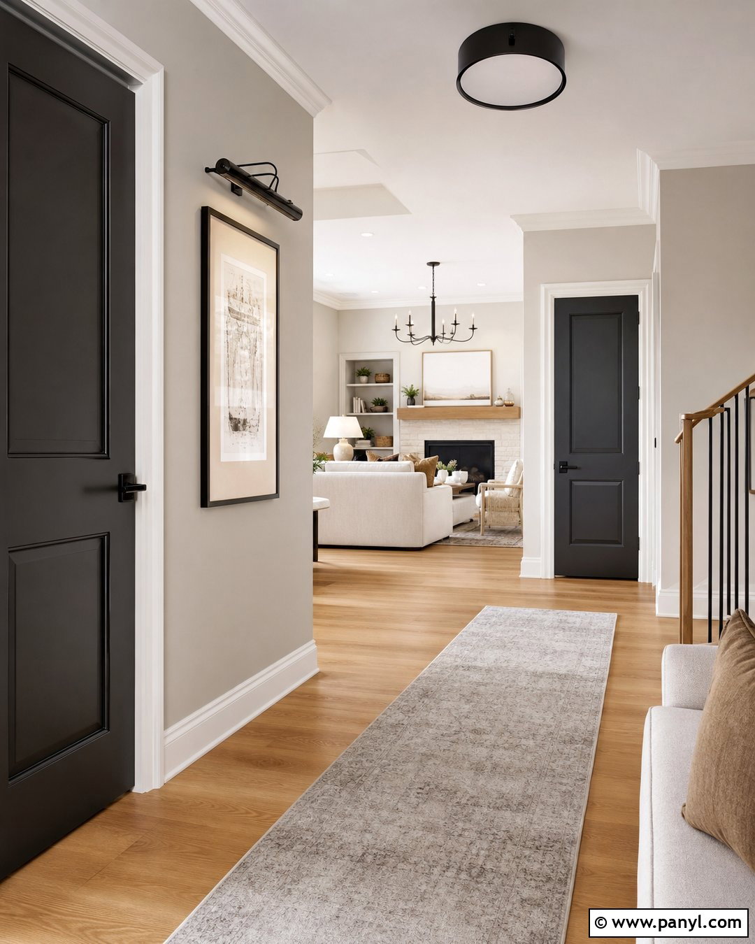 Agreeable Gray Walls With Black Doors - 30 Agreeable Gray Sherwin Williams Walls