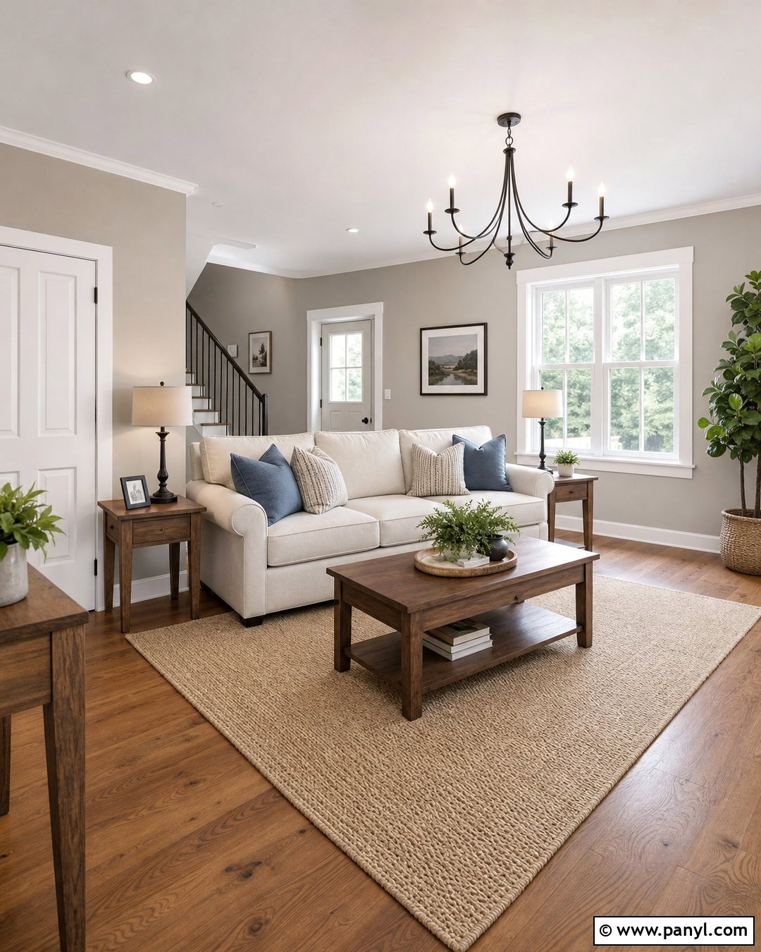 Agreeable Gray Walls With Pure White Trim - 25 Sherwin Williams Wall And Trim Combo Ideas