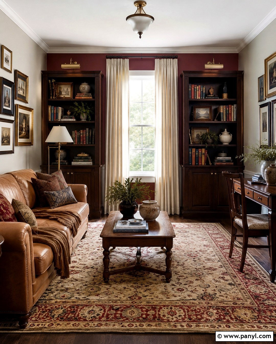 Agreeable Gray With Burgundy Accent Wall - 20 Agreeable Grey With Accent Wall Ideas