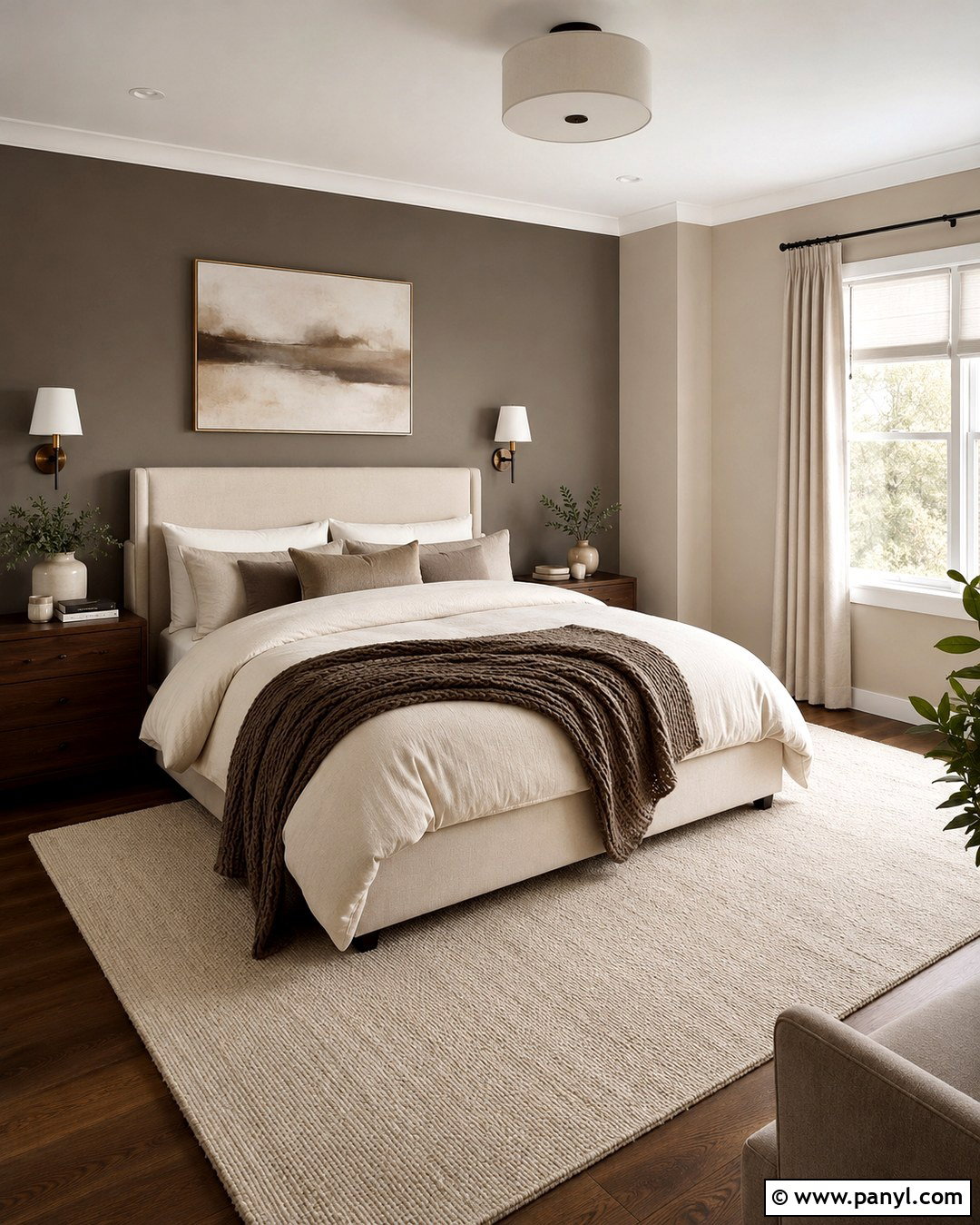 Agreeable Gray With Dark Taupe Accent Wall - 20 Agreeable Grey With Accent Wall Ideas