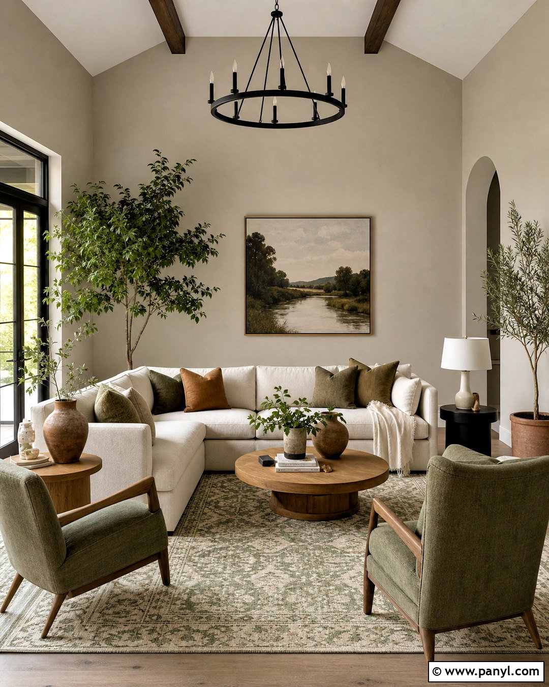 Agreeable Gray With Sage Green Decor - 20 agreeable gray sherwin williams living room ideas