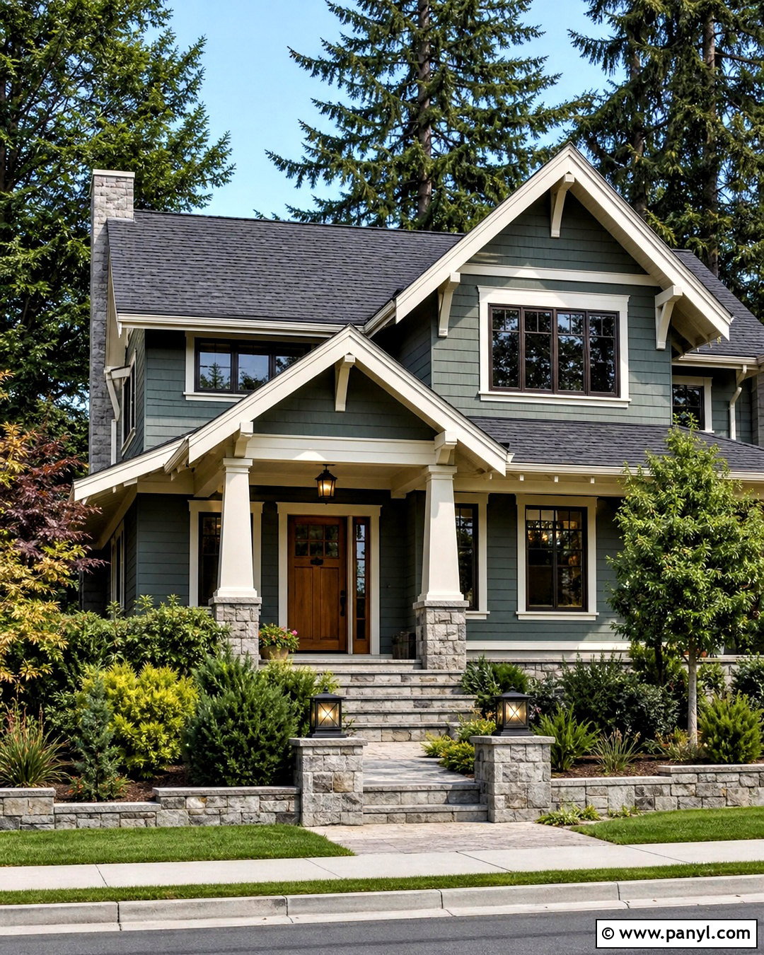 Alabaster And Pewter Green Craftsman Exterior - 20 sherwin williams alabaster color palette ideas