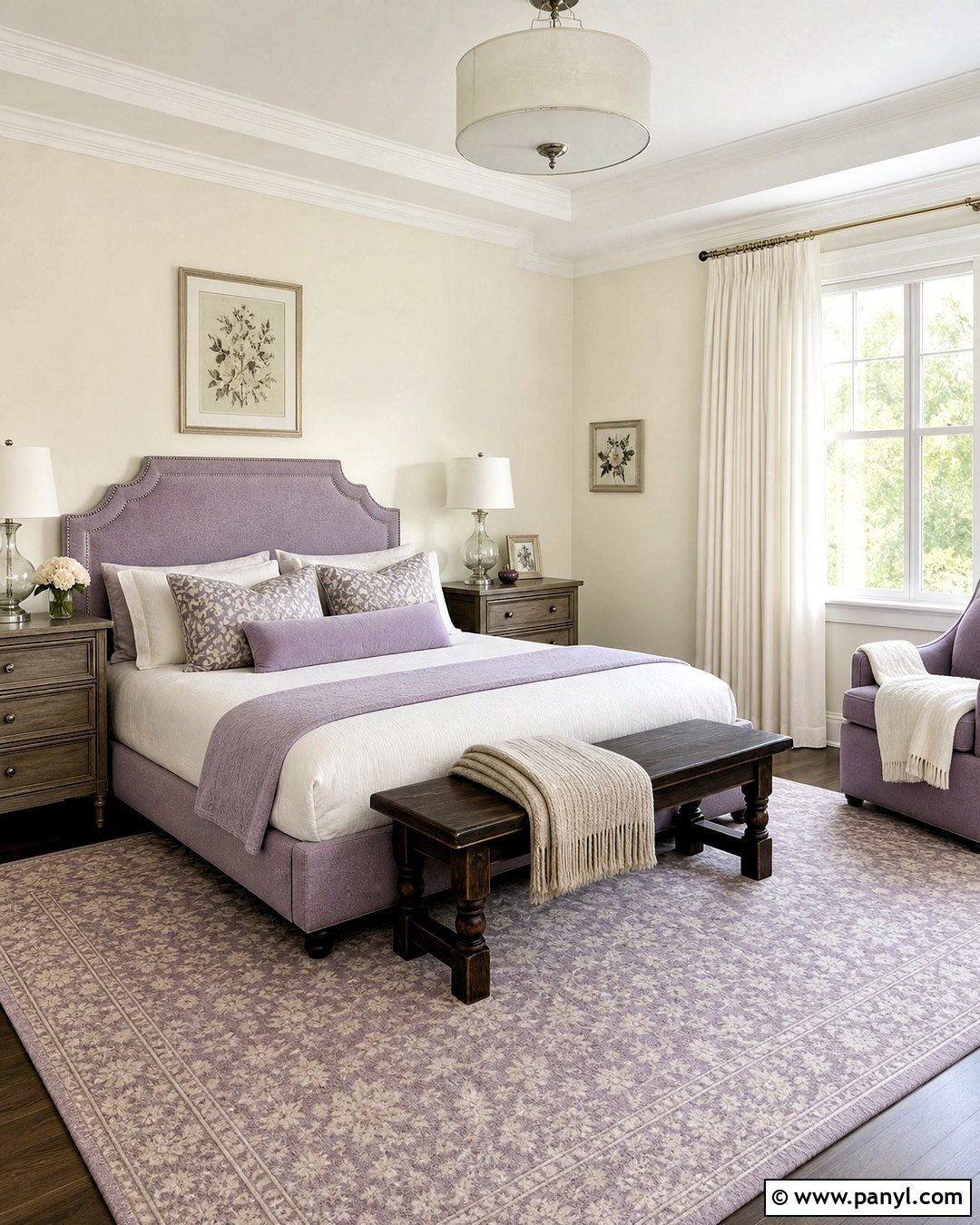 Alabaster And Soft Lavender - 20 alabaster color palette ideas